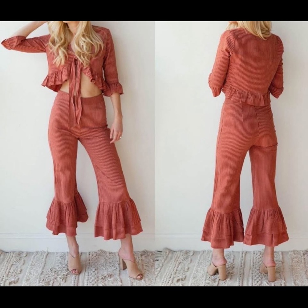 Chic Rust Two Piece Set
